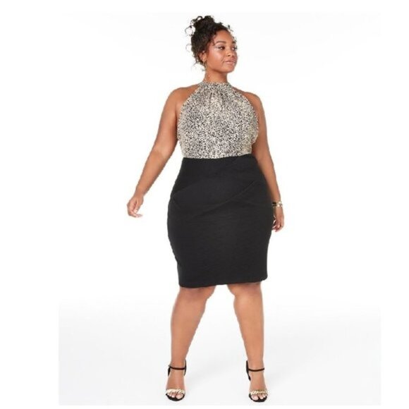 Teeze Me Trendy Animal-Print Bodycon Dress - Picture 3 of 9